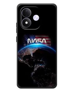 Чехол для Xiaomi Redmi Note 17 с картинкой «Земля из космоса NASA»