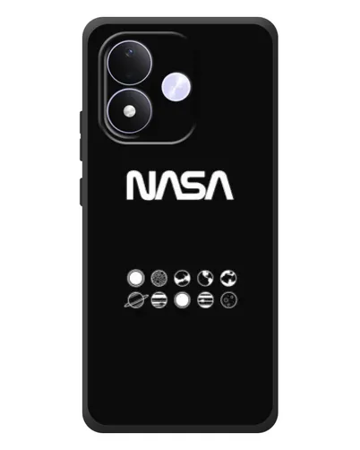 Чехол для Xiaomi Redmi Note 17 с картинкой «NASA — технический принт» Чехол для Xiaomi Redmi Note 17 с картинкой «NASA — технический принт»