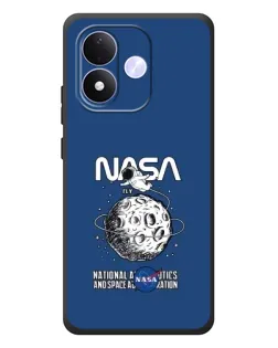 Чехол для Xiaomi Redmi Note 17 с картинкой «NASA — лунная миссия»