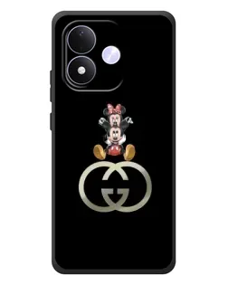 Чохол для Xiaomi Redmi Note 17 з картинкою «Мінні Маус на лого»