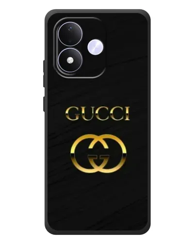 Чехол для Xiaomi Redmi Note 17 с картинкой «Золотой логотип Gucci» Чехол для Xiaomi Redmi Note 17 с картинкой «Золотой логотип Gucci»