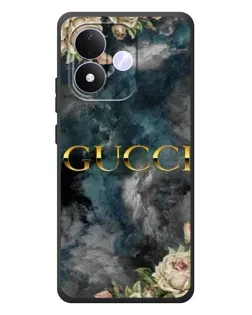 Чохол для Xiaomi Redmi Note 17 з картинкою «Абстрактні квіти Gucci»