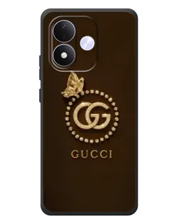 Чохол для Xiaomi Redmi Note 17 з картинкою «Gucci — золотий метелик»
