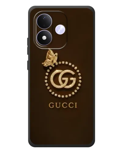 Чехол для Xiaomi Redmi Note 17 с картинкой «Gucci — золотая бабочка» Чехол для Xiaomi Redmi Note 17 с картинкой «Gucci — золотая бабочка»
