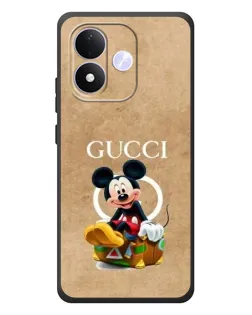 Чохол для Xiaomi Redmi Note 17 з картинкою «Міккі Маус Gucci — крафт»
