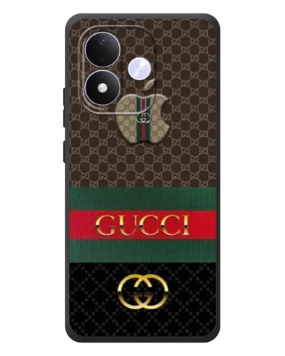 Чехол для Xiaomi Redmi Note 17 с картинкой «Gucci — брендированный десерт» Чехол для Xiaomi Redmi Note 17 с картинкой «Gucci — брендированный десерт»