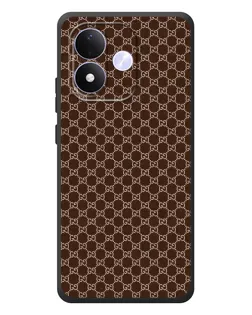 Чохол для Xiaomi Redmi Note 17 з картинкою «Gucci — шоколадна сітка»