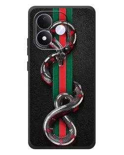 Чохол для Xiaomi Redmi Note 17 з картинкою «Gucci — змія на смузі»