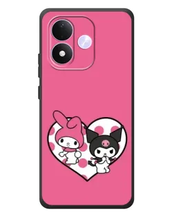Чохол для Xiaomi Redmi Note 17 з картинкою «Kuromi та My Melody»