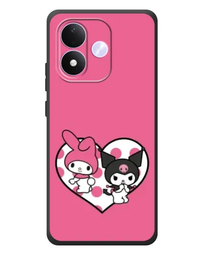 Чохол для Xiaomi Redmi Note 17 з картинкою «Kuromi та My Melody» Чохол для Xiaomi Redmi Note 17 з картинкою «Kuromi та My Melody»