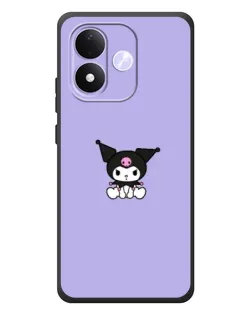 Чохол для Xiaomi Redmi Note 17 з картинкою «Kuromi — фіолетовий мінімалізм»