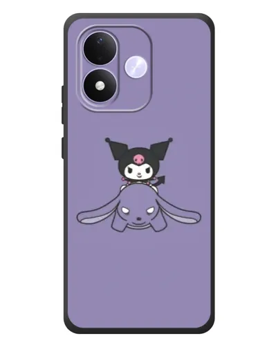 Чохол для Xiaomi Redmi Note 17 з картинкою «Kuromi на ліловому фоні» Чохол для Xiaomi Redmi Note 17 з картинкою «Kuromi на ліловому фоні»