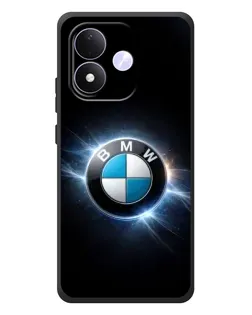 Чохол для Xiaomi Redmi Note 17 з картинкою «BMW — неонове сяйво»