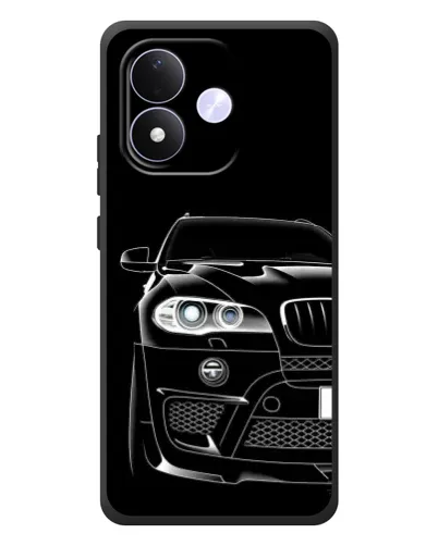 Чохол для Xiaomi Redmi Note 17 з картинкою «Темний силует BMW»