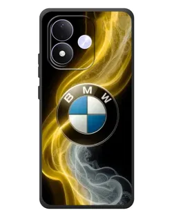 Чохол для Xiaomi Redmi Note 17 з картинкою «Золотистий дим BMW»