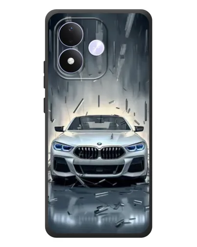 Чохол для Xiaomi Redmi Note 17 з картинкою «BMW у світлі фар»
