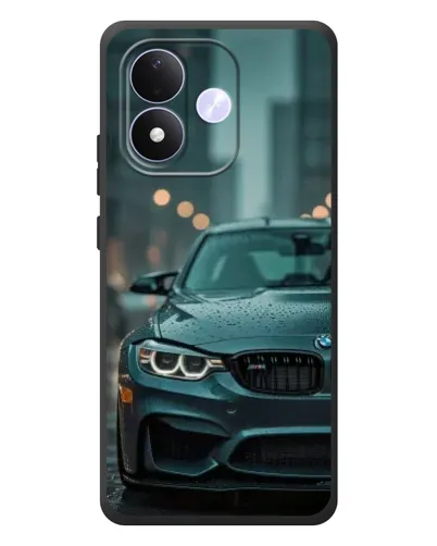 Чохол для Xiaomi Redmi Note 17 з картинкою «BMW у вогнях міста»