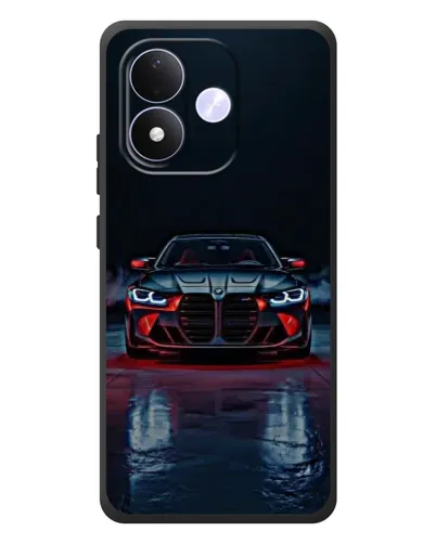 Чохол для Xiaomi Redmi Note 17 з картинкою «BMW на мокрій дорозі»