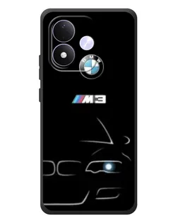 Чохол для Xiaomi Redmi Note 17 з картинкою «Мінімалістичний принт BMW M3»