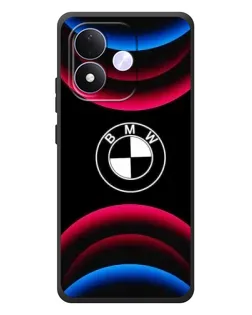 Чохол для Xiaomi Redmi Note 17 з картинкою «Логотип BMW та неонові дуги»