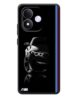 Чохол для Xiaomi Redmi Note 17 з картинкою «Силует BMW в темряві»