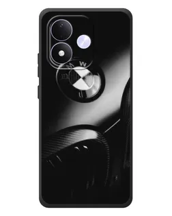 Чохол для Xiaomi Redmi Note 17 з картинкою «Емблема BMW — макро»