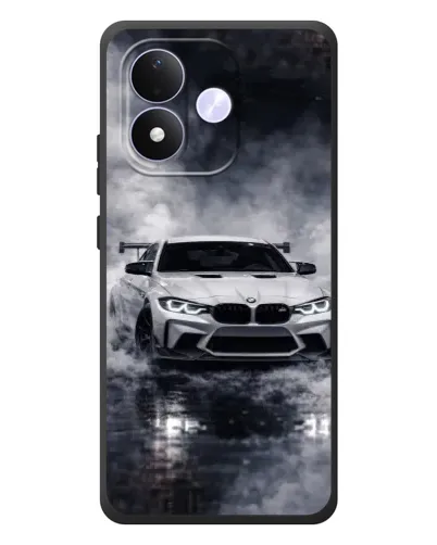 Чохол для Xiaomi Redmi Note 17 з картинкою «BMW крізь туман»