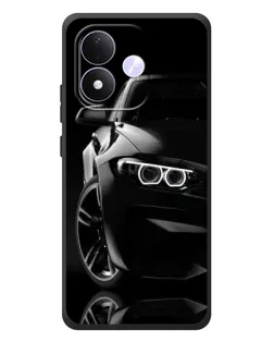 Чохол для Xiaomi Redmi Note 17 з картинкою «Чорна BMW — профіль»