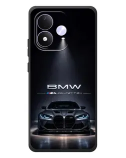 Чохол для Xiaomi Redmi Note 17 з картинкою «BMW крізь нічне місто»