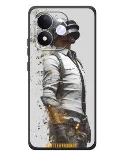 Чохол для Xiaomi Redmi Note 17 з картинкою «PUBG — боєць у пилу»