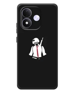 Чохол для Xiaomi Redmi Note 17 з картинкою «PUBG — силует воїна»