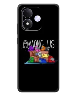Чехол для Xiaomi Redmi Note 17 с картинкой «Логотип Among Us»