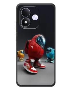 Чохол для Xiaomi Redmi Note 17 з картинкою «Among Us — 3D стиль»