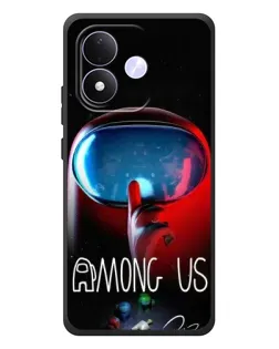Чохол для Xiaomi Redmi Note 17 з картинкою «Червоний імпостер — макро»