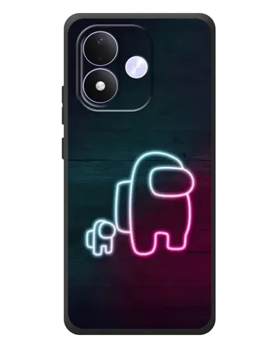 Чехол для Xiaomi Redmi Note 17 с картинкой «Among Us неон-арт» Чехол для Xiaomi Redmi Note 17 с картинкой «Among Us неон-арт»
