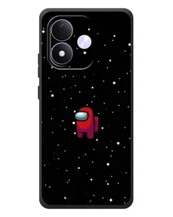 Чехол для Xiaomi Redmi Note 17 с картинкой «Красный Among Us»