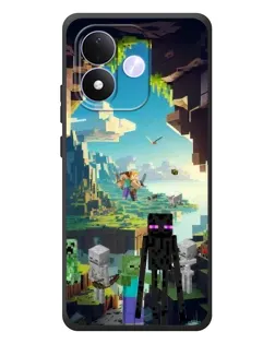 Чохол для Xiaomi Redmi Note 17 з картинкою «Ендермен у лісі»