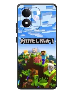 Чохол для Xiaomi Redmi Note 17 з картинкою «Minecraft класичний світ»