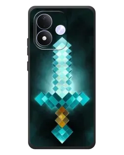 Чохол для Xiaomi Redmi Note 17 з картинкою «Алмазний меч неон»