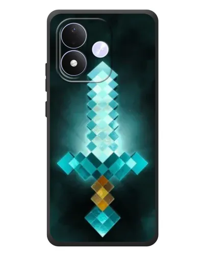Чохол для Xiaomi Redmi Note 17 з картинкою «Алмазний меч неон»