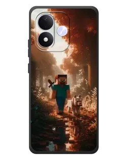 Чохол для Xiaomi Redmi Note 17 з картинкою «Стів у лісі»
