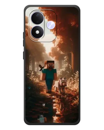 Чохол для Xiaomi Redmi Note 17 з картинкою «Стів у лісі»