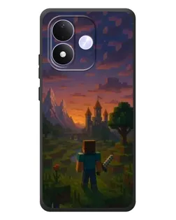 Чохол для Xiaomi Redmi Note 17 з картинкою «Стів біля вежі»