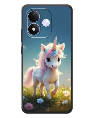 Чохол для Xiaomi Redmi Note 17 з картинкою «Єдиноріг на галявині»