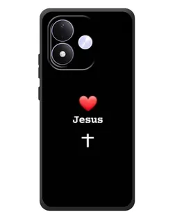Чохол для Xiaomi Redmi Note 17 з картинкою «Серце - Jesus»