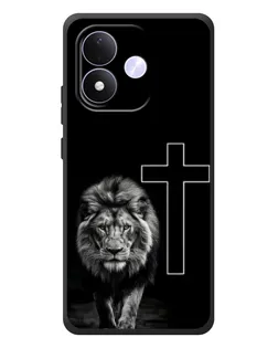 Чохол для Xiaomi Redmi Note 17 з картинкою «Лев та Хрест»