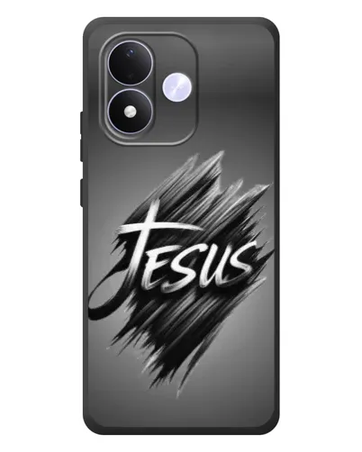 Чехол для Xiaomi Redmi Note 17 с картинкой «Надпись Jesus Graffiti»