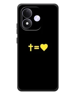 Чохол для Xiaomi Redmi Note 17 з картинкою «Серце та Хрест»