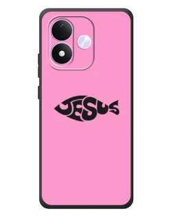 Чохол для Xiaomi Redmi Note 17 з картинкою «Рожевий символ Jesus»