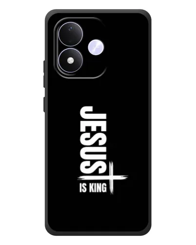 Чехол для Xiaomi Redmi Note 17 с картинкой «Вертикаль веры Jesus»